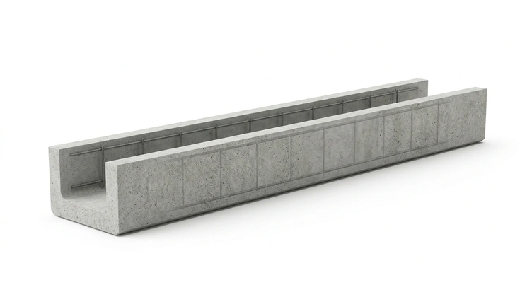 Лотки железобетонные